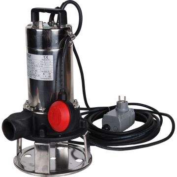 Насос дренажный Stout (Стаут) с режущим механизмом с поплавком корпус-чугун кабель 10 м 230V Q=150 л/мин H= 17 м (SPD-0004-211100)
