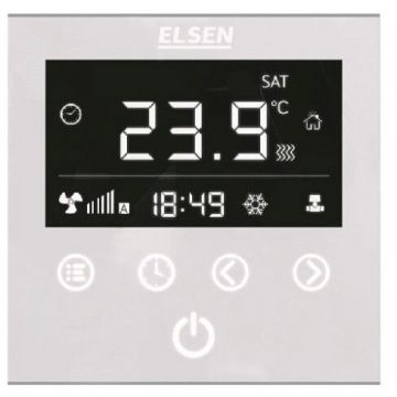 Регулятор Elsen (Элсен), конвекция-принудительная, 220 В, регулирование-микропроцессорное, белый