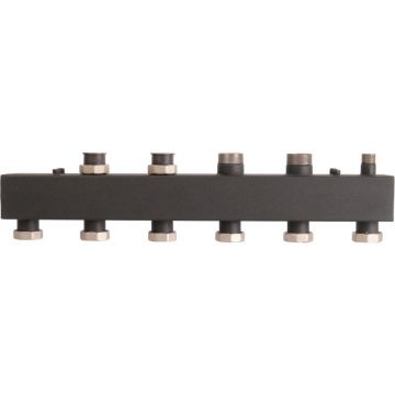 Стальной распределительный коллектор ROMMER (РОММЕР) 3(4) отопительных контура 1 1/2″ (RDG-0017-004034)