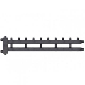 Стальной коллектор ROMMER (РОММЕР) (дублер рядный) с гидроразделителем на 4+1 контура (RDG-0018-014045)