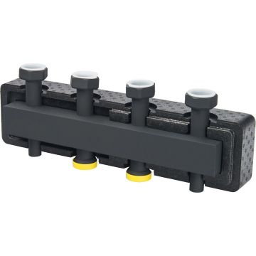 Коллектор распределительный Stout (Стаут) стальной 2 отопительных контура в теплоизоляции DN 25 (SDG 0016 004002)