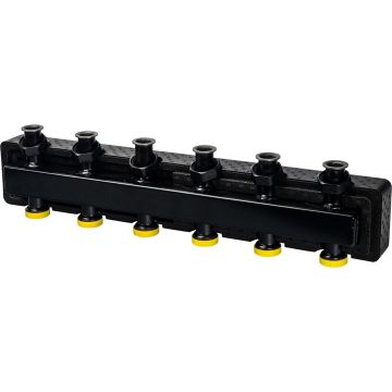 Коллектор распределительный Stout (Стаут) стальной 3(5) отопительных контура в теплоизоляции DN 25 (SDG 0017 004035)