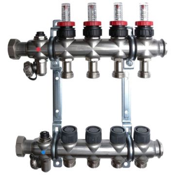 Коллекторный блок Oventrop (Овентроп) Multidis SF 4 выходов (1404354)