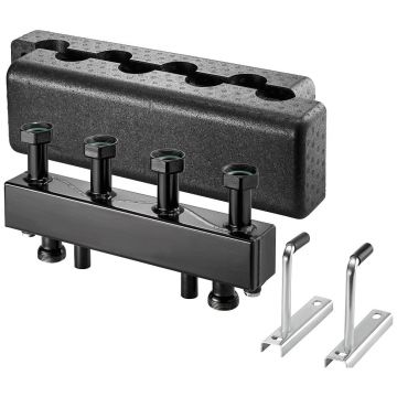 Распределительная гребенка Oventrop (Овентроп) Regumat с изоляцией на 4 контура DN 25, G 1 1/2 дюйма (1351584)