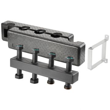 Распределительная гребенка (Компактный) Oventrop (Овентроп) Regumat с изоляцией 5 контуров DN 25, G 1 1/2 дюйма (1351785)