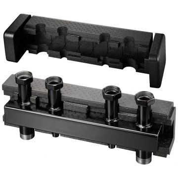 Распределительная гребенка Oventrop (Овентроп) Regumat с изоляцией на 2 контура, с шаровым краном перед насосом DN 32, 2 дюйма (1351672)