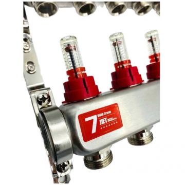 Коллекторная группа нержавеющая с расход. 1 х 11 ход Vieir (Виеир) (VR113-11)