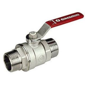 Кран шаровой, Giacomini (Джакомини) , 1/2″ Н-Н хромированный с рычаговой рукояткой R253LX003