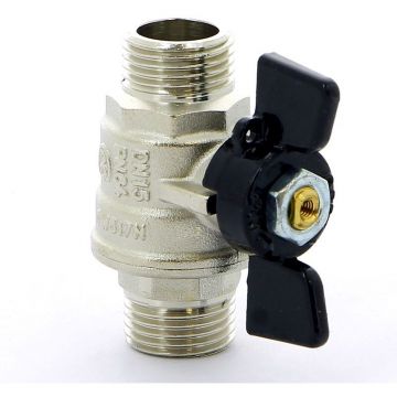 Кран шаровой Bugatti (Бугатти) а.327 Oregon усиленный с наружной-наружной резьбой ш/ш б-ка Rp1/2 03270022