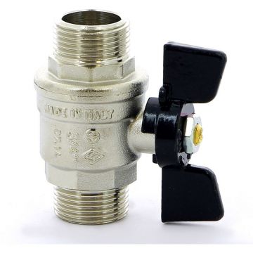 Кран шаровой Bugatti (Бугатти) а.327 Oregon усиленный с наружной-наружной резьбой ш/ш б-ка Rp3/4 03270027