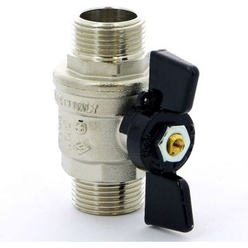 Кран шаровой Bugatti (Бугатти) а.327 Oregon усиленный с наружной-наружной резьбой ш/ш б-ка Rp3/4 03270027