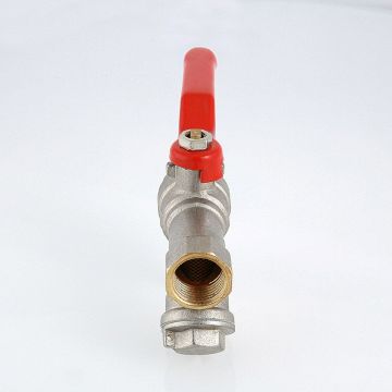 Кран шаровой Valtec со встроенным фильтром стальная рукоятка 3/4 вн.-вн. (VT.292.N.05)