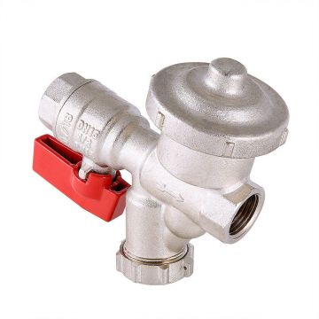 Кран шаровой Valtec (Вальтек) со встроенным фильтром и редуктором давления (КФРД) универсальный 1/2″ (VT.300.N.04)