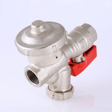 Кран шаровой Valtec (Вальтек) со встроенным фильтром и редуктором давления (КФРД) универсальный 1/2″ (VT.300.N.04)