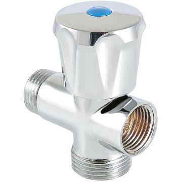 Вентиль-тройник Valtec (Вальтек) для подкл. с/т приборов 1/2″х3/4″х1/2″ (VT.255.N.04)