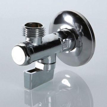 Кран шаровой Valtec (Вальтек) угловой с фильтром для подкл. с/т приборов 1/2″х1/2″ стар. арт. 7682 (VT.282.N.0404)