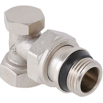 Клапан Valtec (Вальтек) настроечный угловой 1/2″ с доп. Уплотнением (VT.019.NR.04)