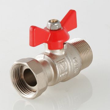 Кран шаровой Valtec (Вальтек) с накидной гайкой 1″ вн.-нар. (VT.260.N.0606)