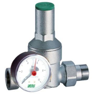 Редуктор давления Far (Фар) с манометром 10 Бар, американка-ВР-НР 3/4 дюйма (FA 2835 34)