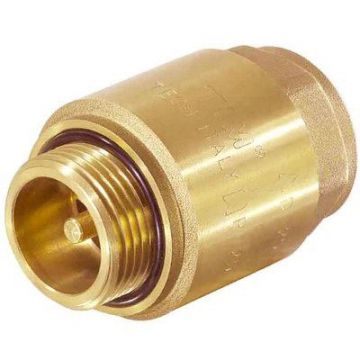 Обратный клапан Tim (Тим) с латунным штоком 1″г/ш (усиленный) для скважинныго насоса (JH-1012A)