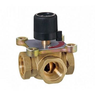 Четырёхходовой поворотный смесительный клапан Tim (Тим) 3/4″ (BL3813)