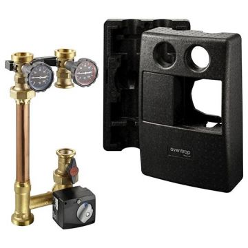 Насосная группа Oventrop (Овентроп) Regumat M3-180 DN 32 с 3-х ходовым смесителем с сервоприводом, с шаровым краном, без насоса (1355275)