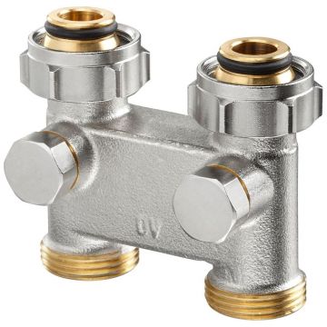 Перепускной вентиль Oventrop (Овентроп) с функцией отключения, прямой НР-НР 3/4 x 3/4 дюйма (1016362)