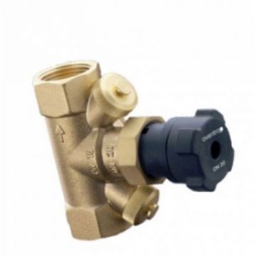 Вентиль запорный Oventrop (Овентроп) Hycocon ATZ, DN-20, 3/4, ВВ, PN, бар-16, T°C -от -10 до +120, латунь, измерительная техника eco, в теплоизоляции (1067306)