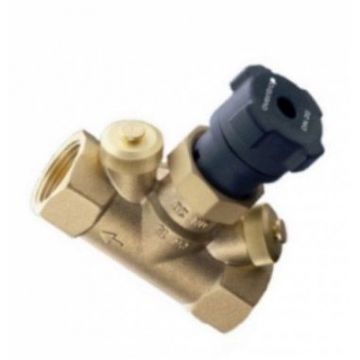 Вентиль запорный Oventrop (Овентроп) Hycocon ATZ, DN-40, 1 1/2, ВВ, PN, бар-16, T°C -от -10 до +120, латунь, измерительная техника eco, в теплоизоляции (1067312)