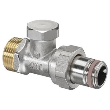 Вентиль на обратную подводку Oventrop (Овентроп) Combi 2 проходной Kvs 1,7 НР-НР DN 15 1/2 x 3/4 дюйма PN 10 (1091172)