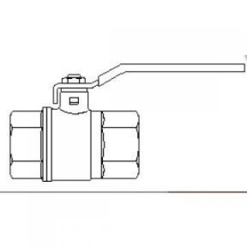 Кран шаровой Oventrop (Овентроп) Optibal Ду50, 2, DIN 3357, из латуни, полнопроходной, рукоятка рычажная (1076516)