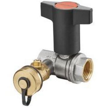 Кран шаровой Oventrop (Овентроп) с вентилем для слива, DN 20 3/4″ (1697806)