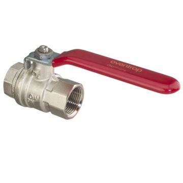 Кран шаровый Oventrop (Овентроп) Optibal полнопроходной, маховик ручка-рычаг Kvs 99 DN 32, G 1 1/4 дюйма ВР-ВР (1076010)