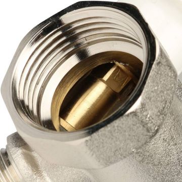 Коллектор распределительный Itap (Итап) регулируемый, никелированная латунь с 3 выходами (3/4 дюйма x 1/2 дюйма) 465/3