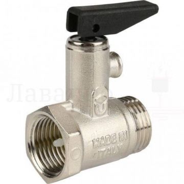 Клапан предохранительный Itap (Итап) для бойлера с ручкой спуска 1/2 дюйма 367