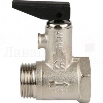 Клапан предохранительный Itap (Итап) для бойлера с ручкой спуска 1/2 дюйма 367