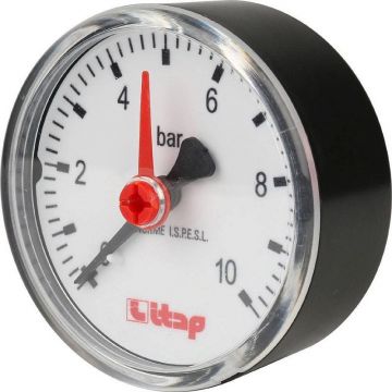 Манометр Itap (Итап) осевое подключение 10 бар 1/4 дюйма 483