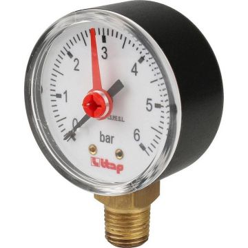 Манометр Itap (Итап) боковое подключение 0-6 бар 1/4 дюйма 482R
