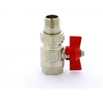 Кран шаровой Itap (Итап) IDEAL с накидной гайкой полнопроходной (бабочка) 1″ дюйма 098