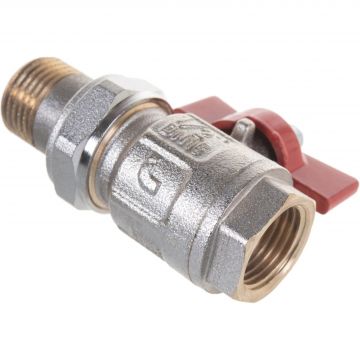 Кран шаровой Itap (Итап) IDEAL с накидной гайкой полнопроходной (бабочка) 1/2 дюйма 098