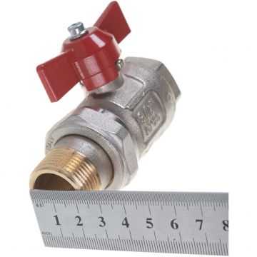 Кран шаровой Itap (Итап) IDEAL с накидной гайкой полнопроходной (бабочка) 3/4 дюйма 098