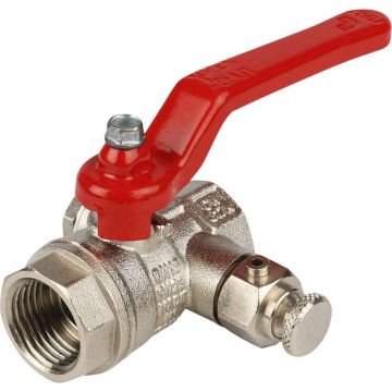 Кран шаровой Itap (Итап) муфтовый полнопроходной со спускным устройством (рычаг) 1″ дюйма 115