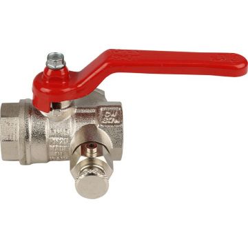 Кран шаровой Itap (Итап) муфтовый полнопроходной со спускным устройством (рычаг) 1″ дюйма 115