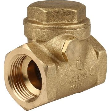 Клапан обратный Itap (Итап) горизонтальный муфтовый 3/4 дюйма 130