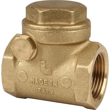 Клапан обратный Itap (Итап) горизонтальный муфтовый 3/4 дюйма 130