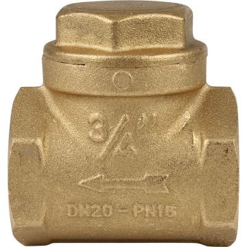 Клапан обратный Itap (Итап) горизонтальный муфтовый 3/4 дюйма 130