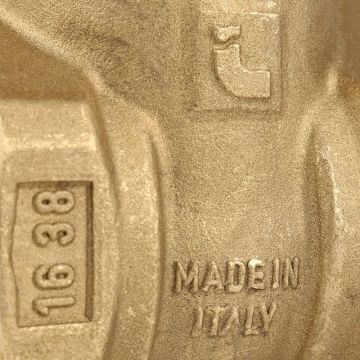 Задвижка клиновая Itap (Итап) резьбовая, муфтовая латунная 4″ дюйма 155