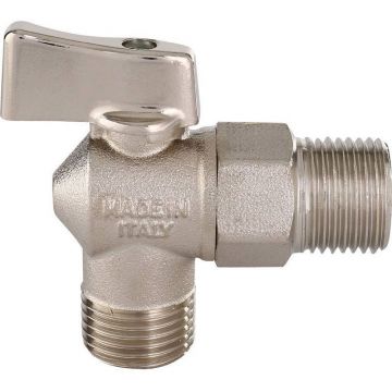 Кран шаровой Itap (Итап) угловой для стиральных машин 1/2х1/2 391