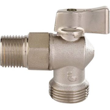 Кран шаровой Itap (Итап) угловой для стиральных машин 1/2х3/4 392