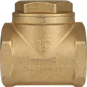 Клапан обратный Itap (Итап) горизонтальный муфтовый 1 1/2 дюйма 130